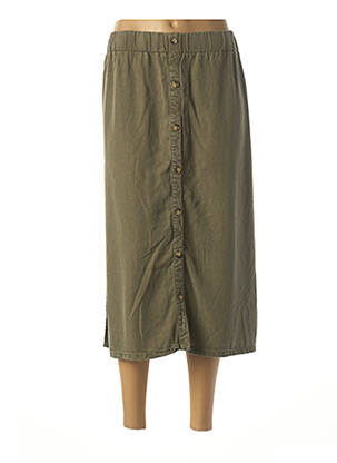 Jupe mi-longue vert C'EST BEAU LA VIE pour femme