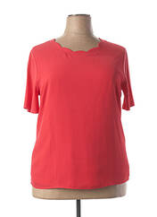T-shirt rouge FRANK WALDER pour femme seconde vue