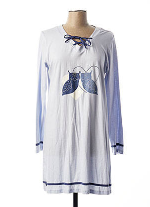 Chemise de nuit bleu CANAT pour femme