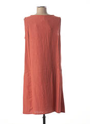 Robe mi-longue orange EGATEX pour femme seconde vue