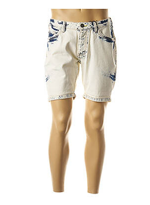 Bermuda blanc BRAVE SOUL pour homme