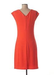 Robe mi-longue orange K-DESIGN pour femme seconde vue