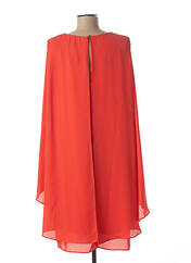 Robe mi-longue orange LAUREN VIDAL pour femme seconde vue