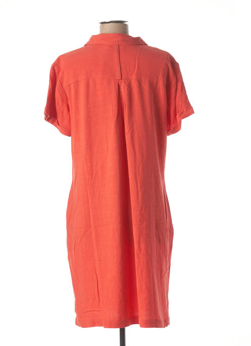 Robe mi-longue orange BROADWAY pour femme