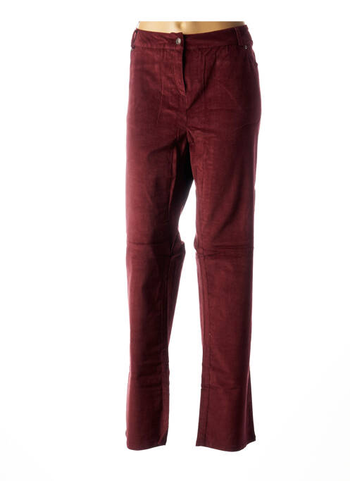 Pantalon droit rouge JAC JAC pour femme