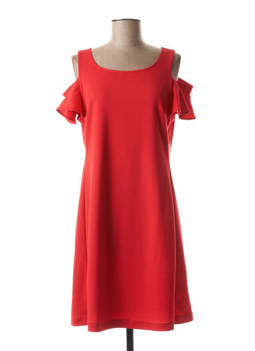 Robe mi-longue rouge DIVAS pour femme