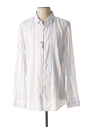 Chemise manches longues bleu DSTREZZED pour homme