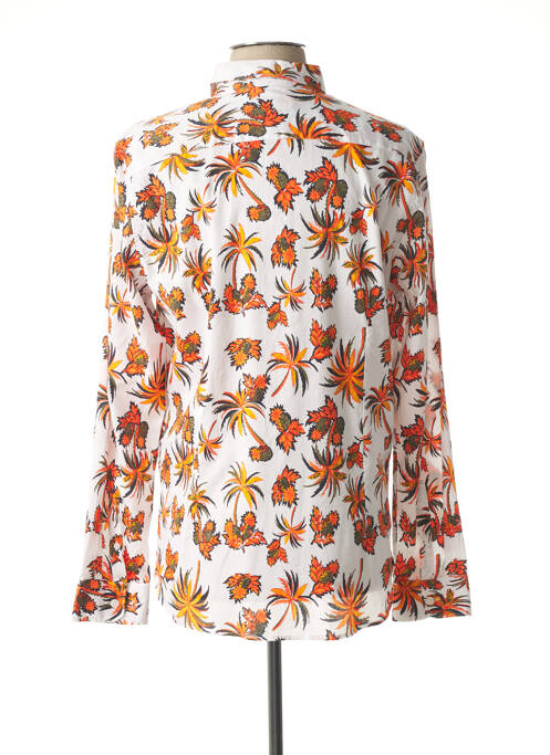 Chemise manches longues blanc DSTREZZED pour homme