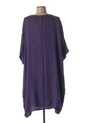 Robe mi-longue violet MAEVY pour femme seconde vue
