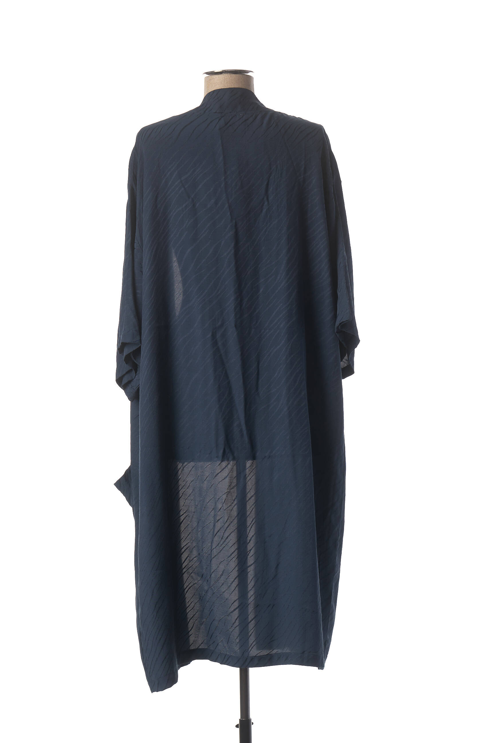 Veste casual coupe droite bleu MAEVY femme