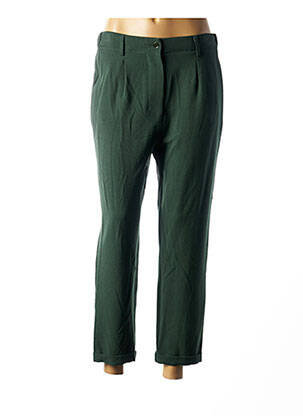 Pantalon droit vert GARANCE pour femme