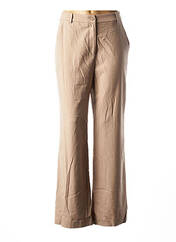 Pantalon large marron YUKA pour femme seconde vue