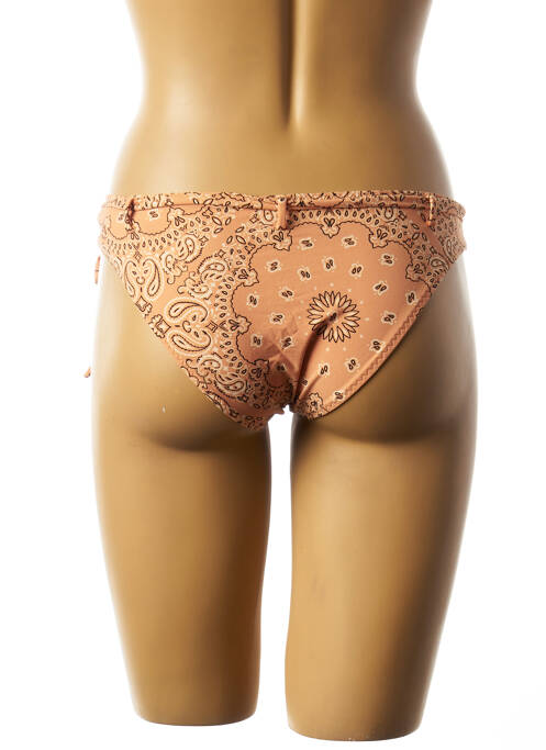 Bas de maillot de bain orange LOVE STORIES pour femme