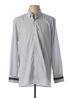 Chemise manches longues blanc JUPITER pour homme