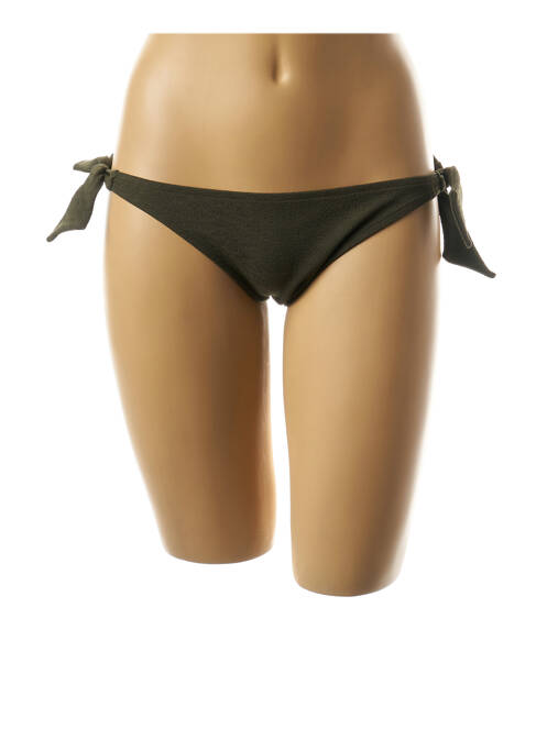Bas de maillot de bain fermeture liens à nouer culotte vert ANDRES SARDA femme