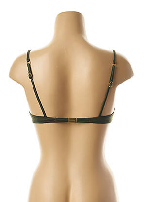 Haut de maillot de bain stretch haut soutien-gorge moulé vert ANDRES SARDA femme