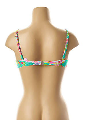 Haut de maillot de bain stretch vert ANTIGEL femme