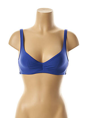 Haut de maillot de bain stretch bleu ANDRES SARDA femme