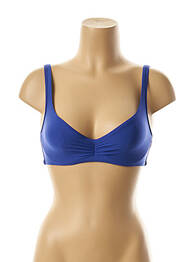 Haut de maillot de bain stretch bleu ANDRES SARDA femme