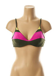Haut de maillot de bain stretch vert ANDRES SARDA femme