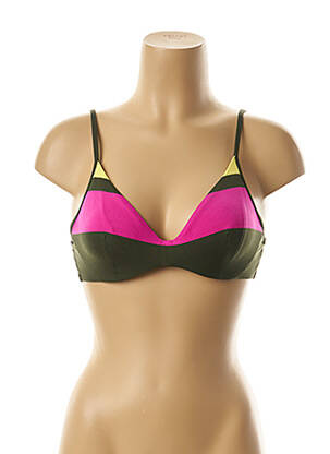 Haut de maillot de bain stretch vert ANDRES SARDA femme