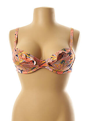 Haut de maillot de bain stretch orange PRIMADONNA femme