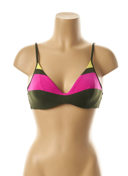 Haut de maillot de bain stretch vert ANDRES SARDA femme