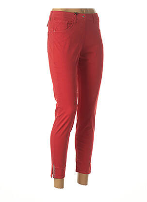 Pantalon 7/8 rouge EAST DRIVE pour femme