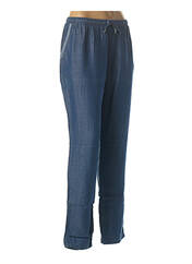 Pantalon droit bleu ZELI pour femme seconde vue