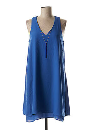 Robe courte bleu FELINO pour femme