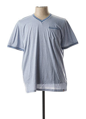 T-shirt bleu COFOX pour homme