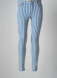 Pantalon slim stretch taille normale bleu TIFFOSI femme