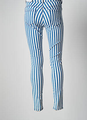 Pantalon slim stretch taille normale bleu TIFFOSI femme
