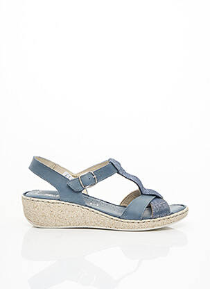 Sandales/Nu pieds bleu FLORANCE pour femme