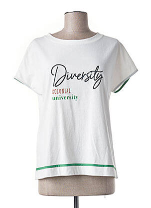 T-shirt blanc MARIA BELLENTANI pour femme
