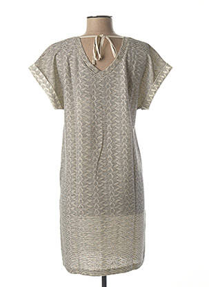 Robe courte manches courtes manches courtes gris CKS femme