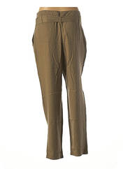 Pantalon droit vert YUKA pour femme seconde vue