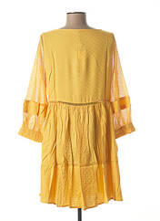Robe courte jaune SMASH WEAR pour femme seconde vue