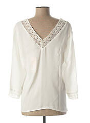 Top blanc Z-ONE pour femme seconde vue