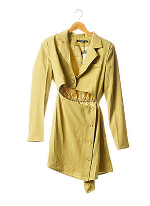 Robe courte manches longues manches longues vert NASTY GAL femme