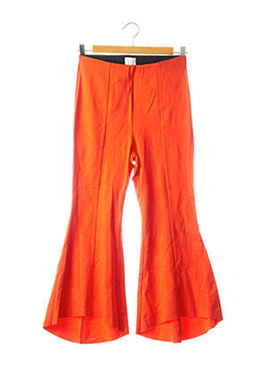 Pantalon 7/8 stretch orange ANTHROPOLOGIE femme