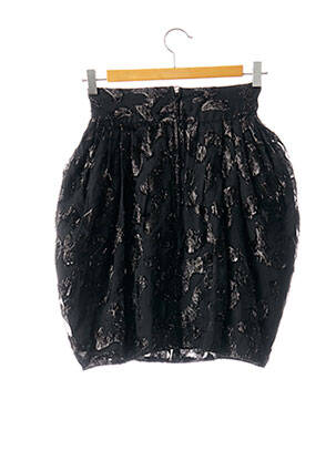 Jupe mi-longue taille à pinces noir H&M femme