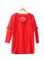 Robe courte rouge LES SAUVAGEONNES pour femme seconde vue