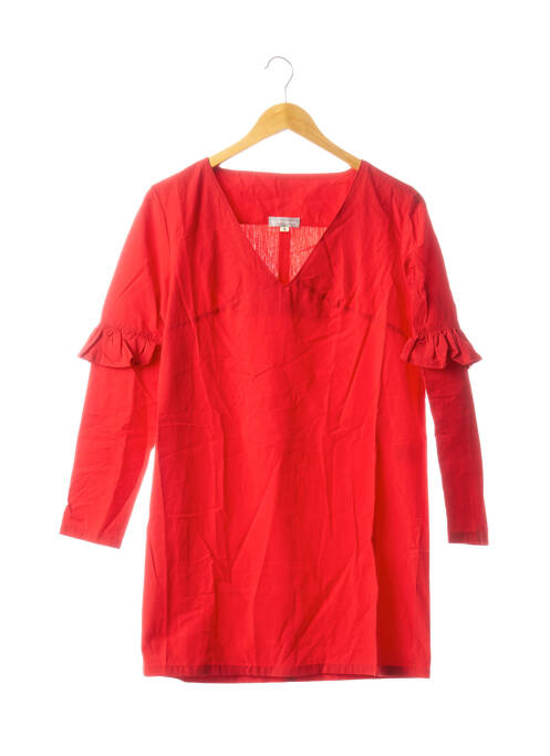 Robe courte rouge LES SAUVAGEONNES pour femme