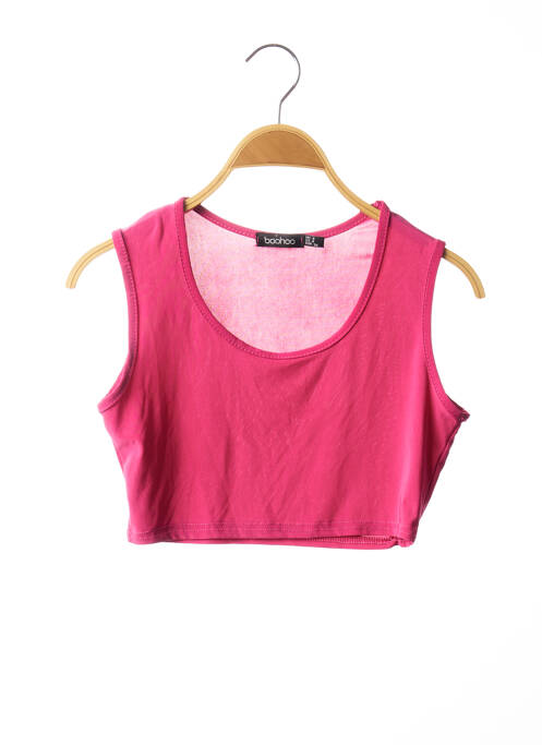 Top rose BOOHOO pour femme