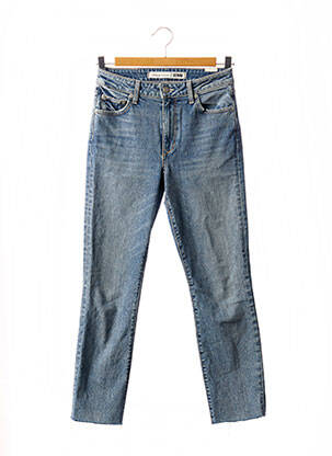 Jeans coupe droite broderie rivets taille normale bleu LOVERS + FRIENDS femme