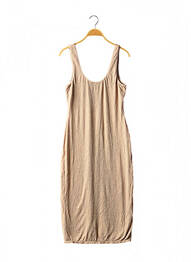 Robe mi-longue sans manche sans manche beige HOUSE OF HARLOW femme