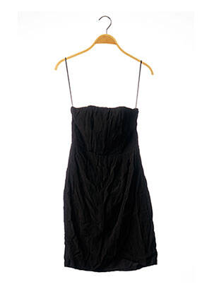 Robe courte fermeture zippée au dos noir SUPERDOWN femme