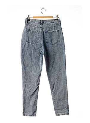 Jeans coupe slim effet usé délavé taille haute bleu NASTY GAL femme