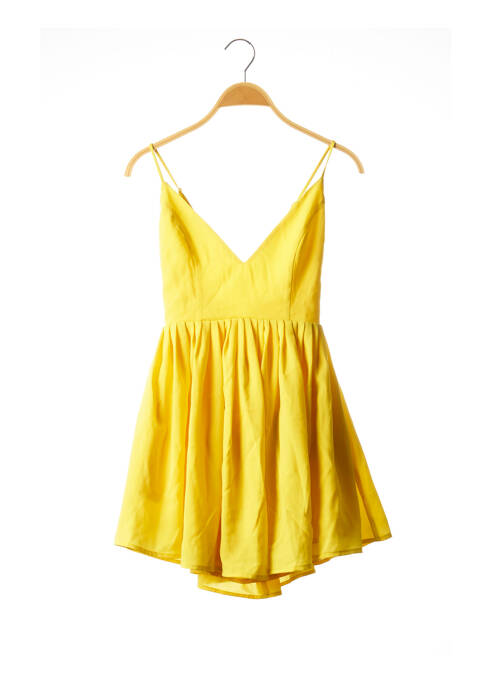 Robe courte jaune NBD pour femme